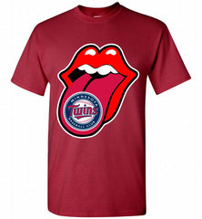 Minnesota Twins  x The Rolling Stones Logo Shirt - zezetee Minnesota Twins  x The Rolling Stones Logo Shirt - zezetee