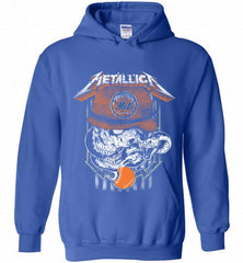 Metallica Skull New York Mets Logo Hoodie - zezetee Metallica Skull New York Mets Logo Hoodie - zezetee