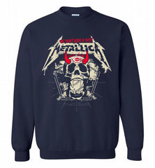 Metallica We Don't Give A Shit Cincinnati Reds Crewneck Sweatshirt - zezetee Metallica We Don't Give A Shit Cincinnati Reds Crewneck Sweatshirt - zezetee