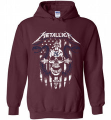 Metallica New York Yankees Logo Hoodie - zezetee Metallica New York Yankees Logo Hoodie - zezetee