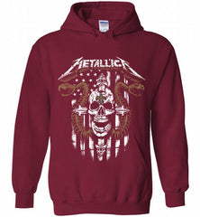 Metallica Snake Skull New Orleans Saints Logo Hoodie - zezetee Metallica Snake Skull New Orleans Saints Logo Hoodie - zezetee