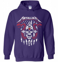 Metallica Snake Skull Chicago Bulls Logo Hoodie - zezetee Metallica Snake Skull Chicago Bulls Logo Hoodie - zezetee