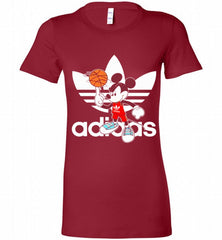 ADIDAS BASKETBALL MICKEY MOUSE DISNEY SPORTS Bella Ladies Tee - zezetee ADIDAS BASKETBALL MICKEY MOUSE DISNEY SPORTS Bella Ladies Tee - zezetee