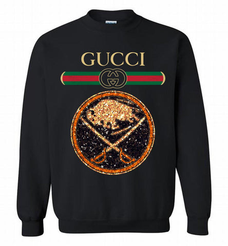 Gucci Buffalo Sabres Logo Crewneck Sweatshirt - zezetee Gucci Buffalo Sabres Logo Crewneck Sweatshirt - zezetee