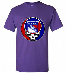 NHL TEAM NEW YORK RANGERS X GRATEFUL DEAD LOGO BAND Shirt - zezetee NHL TEAM NEW YORK RANGERS X GRATEFUL DEAD LOGO BAND Shirt - zezetee