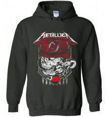 Metallica Skull Snake New Jersey Devils Hoodie - zezetee Metallica Skull Snake New Jersey Devils Hoodie - zezetee