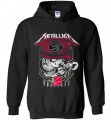 Metallica Skull Snake Toronto Raptors Hoodie - zezetee Metallica Skull Snake Toronto Raptors Hoodie - zezetee