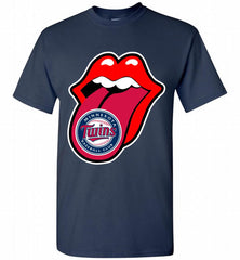 Minnesota Twins  x The Rolling Stones Logo Shirt - zezetee Minnesota Twins  x The Rolling Stones Logo Shirt - zezetee
