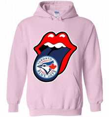 Toronto Blue Jays  x The Rolling Stones Logo Hoodie - zezetee Toronto Blue Jays  x The Rolling Stones Logo Hoodie - zezetee