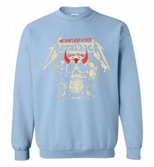 Metallica We Don't Give A Shit Chicago Bulls Crewneck Sweatshirt - zezetee Metallica We Don't Give A Shit Chicago Bulls Crewneck Sweatshirt - zezetee