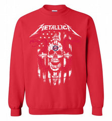 Metallica Minnesota Twins Logo Crewneck Sweatshirt - zezetee Metallica Minnesota Twins Logo Crewneck Sweatshirt - zezetee