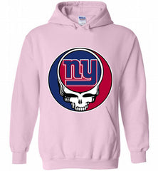 New York Giants Grateful Dead Logo Band Hoodie - zezetee New York Giants Grateful Dead Logo Band Hoodie - zezetee