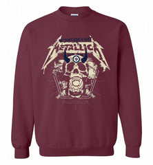 Metallica We Don't Give A Shit Winnipeg Jets Crewneck Sweatshirt - zezetee Metallica We Don't Give A Shit Winnipeg Jets Crewneck Sweatshirt - zezetee