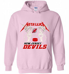 Metallica New Jersey Devils Logo Hoodie - zezetee Metallica New Jersey Devils Logo Hoodie - zezetee