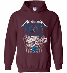 Metallica Skull Snake MinnesotaTimberwolves Hoodie - zezetee Metallica Skull Snake MinnesotaTimberwolves Hoodie - zezetee