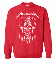 Metallica St Louis Eagles Logo Crewneck Sweatshirt - zezetee Metallica St Louis Eagles Logo Crewneck Sweatshirt - zezetee