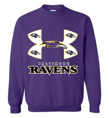 Under Armour Baltimore Ravens Crewneck Sweatshirt - zezetee Under Armour Baltimore Ravens Crewneck Sweatshirt - zezetee