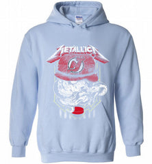 Metallica Skull Snake New Jersey Devils Hoodie - zezetee Metallica Skull Snake New Jersey Devils Hoodie - zezetee