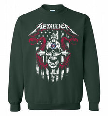 Metallica Minnesota Twins Logo Crewneck Sweatshirt - zezetee Metallica Minnesota Twins Logo Crewneck Sweatshirt - zezetee