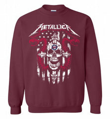 Metallica Minnesota Twins Logo Crewneck Sweatshirt - zezetee Metallica Minnesota Twins Logo Crewneck Sweatshirt - zezetee