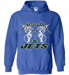 Metallica New York Jets Logo Hoodie - zezetee Metallica New York Jets Logo Hoodie - zezetee