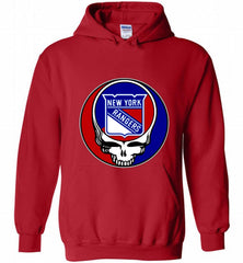 NHL TEAM NEW YORK RANGERS X GRATEFUL DEAD LOGO BAND Hoodie - zezetee NHL TEAM NEW YORK RANGERS X GRATEFUL DEAD LOGO BAND Hoodie - zezetee
