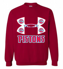 Under Armour Detroit Pistons Crewneck Sweatshirt - zezetee Under Armour Detroit Pistons Crewneck Sweatshirt - zezetee
