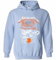Metallica Skull Snake New York Knicks Hoodie - zezetee Metallica Skull Snake New York Knicks Hoodie - zezetee
