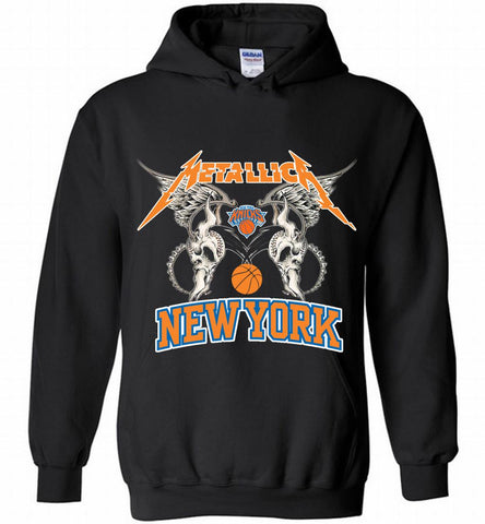 Metallica New York Knicks Logo Hoodie - zezetee Metallica New York Knicks Logo Hoodie - zezetee