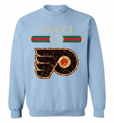 Gucci Philadelphia Flyers Logo Crewneck Sweatshirt - zezetee Gucci Philadelphia Flyers Logo Crewneck Sweatshirt - zezetee