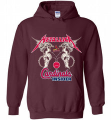 Metallica St Louis Cardinals Logo Hoodie - zezetee Metallica St Louis Cardinals Logo Hoodie - zezetee