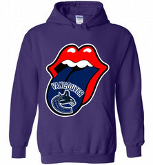 Vancouver Canucks  x The Rolling Stones Logo Hoodie - zezetee Vancouver Canucks  x The Rolling Stones Logo Hoodie - zezetee