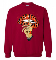 NFL Cincinnati Bengals Lip Shut The Fuck Up Crewneck Sweatshirt - zezetee NFL Cincinnati Bengals Lip Shut The Fuck Up Crewneck Sweatshirt - zezetee