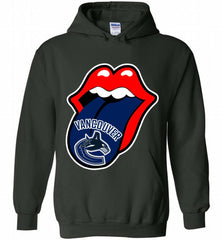 Vancouver Canucks  x The Rolling Stones Logo Hoodie - zezetee Vancouver Canucks  x The Rolling Stones Logo Hoodie - zezetee
