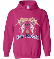 Metallica New Orleans Pelicans Logo Hoodie - zezetee Metallica New Orleans Pelicans Logo Hoodie - zezetee