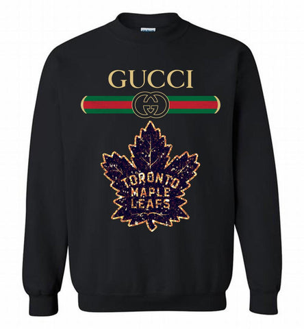 Gucci Toronto Maple Leafs Logo Crewneck Sweatshirt - zezetee Gucci Toronto Maple Leafs Logo Crewneck Sweatshirt - zezetee