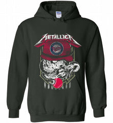 Metallica Skull Minnesota Twins Logo Hoodie - zezetee Metallica Skull Minnesota Twins Logo Hoodie - zezetee