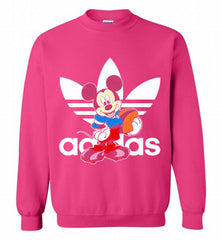 ADIDAS RUGBY MICKEY MOUSE DISNEY SPORTS Crewneck Sweatshirt - zezetee ADIDAS RUGBY MICKEY MOUSE DISNEY SPORTS Crewneck Sweatshirt - zezetee