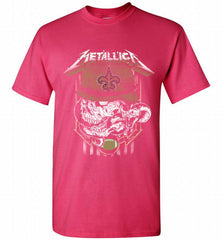 Metallica Skull Snake New Orleans Saints Shirt - zezetee Metallica Skull Snake New Orleans Saints Shirt - zezetee