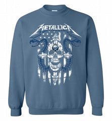 Metallica Buffalo Sabres Logo Crewneck Sweatshirt - zezetee Metallica Buffalo Sabres Logo Crewneck Sweatshirt - zezetee
