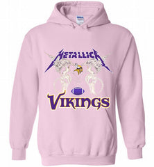Metallica Minnesota Vikings Logo Hoodie - zezetee Metallica Minnesota Vikings Logo Hoodie - zezetee
