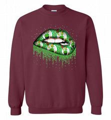 Lip Boston Celtics Crewneck Sweatshirt - zezetee Lip Boston Celtics Crewneck Sweatshirt - zezetee