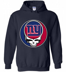 New York Giants Grateful Dead Logo Band Hoodie - zezetee New York Giants Grateful Dead Logo Band Hoodie - zezetee