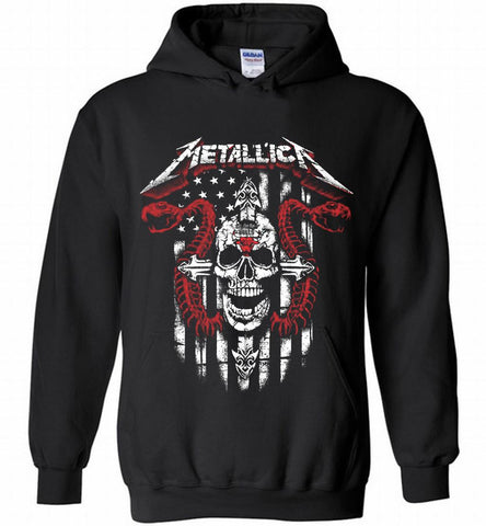 Metallica Snake Skull Chicago Bulls Logo Hoodie - zezetee Metallica Snake Skull Chicago Bulls Logo Hoodie - zezetee