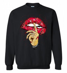 MLB Arizona Lip Shut The Fuck Up Crewneck Sweatshirt - zezetee MLB Arizona Lip Shut The Fuck Up Crewneck Sweatshirt - zezetee