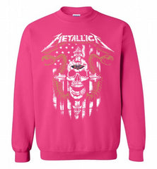 Metallica Snake Skull New Orleans Pelicans Logo Crewneck Sweatshirt - zezetee Metallica Snake Skull New Orleans Pelicans Logo Crewneck Sweatshirt - zezetee