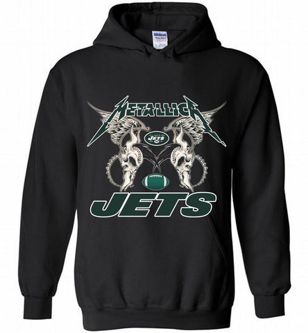 Metallica New York Jets Logo Hoodie - zezetee Metallica New York Jets Logo Hoodie - zezetee