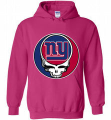 New York Giants Grateful Dead Logo Band Hoodie - zezetee New York Giants Grateful Dead Logo Band Hoodie - zezetee