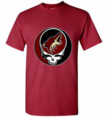NHL TEAM ARIZONA COYOTES X GRATEFUL DEAD LOGO BAND Shirt - zezetee NHL TEAM ARIZONA COYOTES X GRATEFUL DEAD LOGO BAND Shirt - zezetee