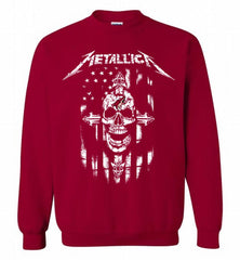 Metallica Snake Skull Arizona Coyotes Logo Crewneck Sweatshirt - zezetee Metallica Snake Skull Arizona Coyotes Logo Crewneck Sweatshirt - zezetee